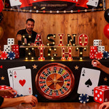 11 Pcs Casino Night Large LED Letter Sign LED Lights Battery Powered