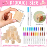 Tatuo 75 Pcs Baby Shower Block Games Here Comes The Son Baby Shower