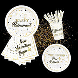 Retirement Party Supplies Decorations Happy Retirement Paper Plates