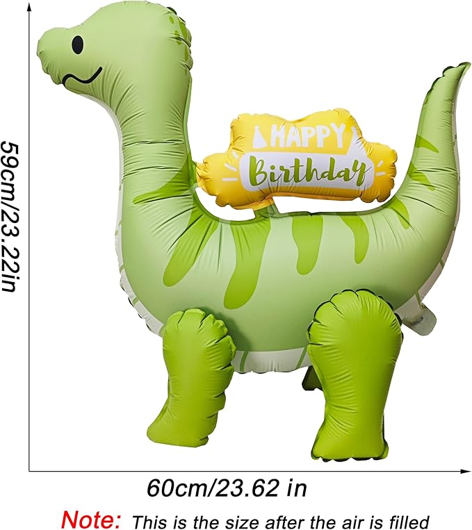 4D Matte Dinosaur Animal Balloons Cute Happy birthday inflatable
