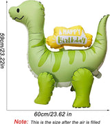 4D Matte Dinosaur Animal Balloons Cute Happy birthday inflatable