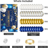 Retirement Party Decorations Include Navy Blue Confetti Balloons Set