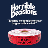 Bad Decision Tickets – Funny Gag Gift & Party Icebreaker | 1000 Red