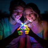 40PCS Space Finger Lights Party Favors, 8 Designs Light Up