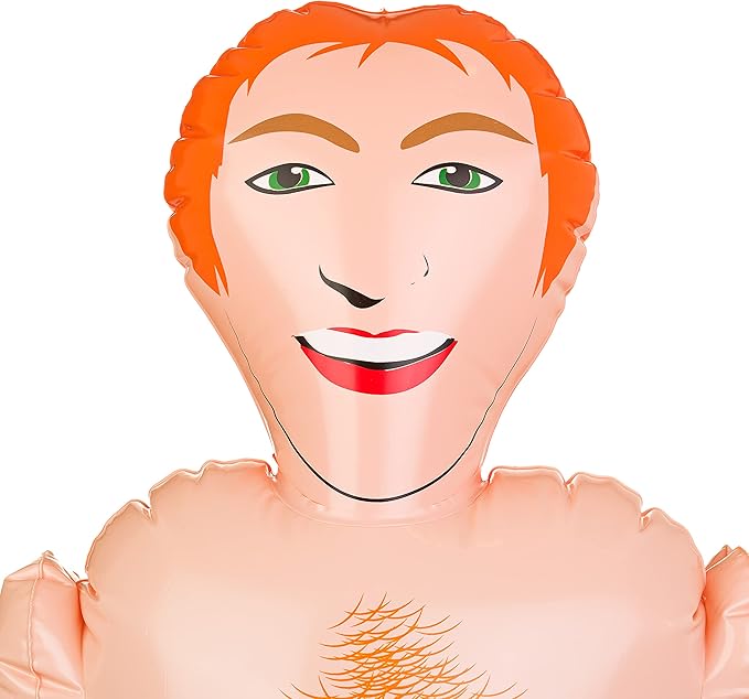 Ginger John Inflatable Blow-Up Doll – 150cm Redhead Hunk | Gag Gift &