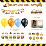 Construction Birthday Party Supplies 207 Pcs Dump Truck Party
