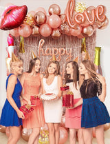 Rose Gold Happy Birthday Decorations for Women and Girls – Rose Gold