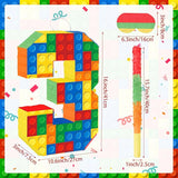 Building Blocks 3rd Birthday Party Decorations Number 3 Pinata with