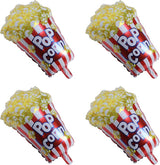 Popcorn Party Balloons 10pcs Reusable Aluminum Foil Movie Theme