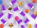 120 pcs 12 oz purple plastic cups Halloween Plastic cups purple Party