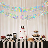 Iridescent The Beginning of a New Chapter Banner, Holographic