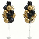 Balloon Column Stand Kit,2 Sets of Assorted Rainbow Balloon Tower
