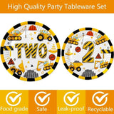 178 Pcs Construction 2nd Birthday Party Supplies Dump Truck Two