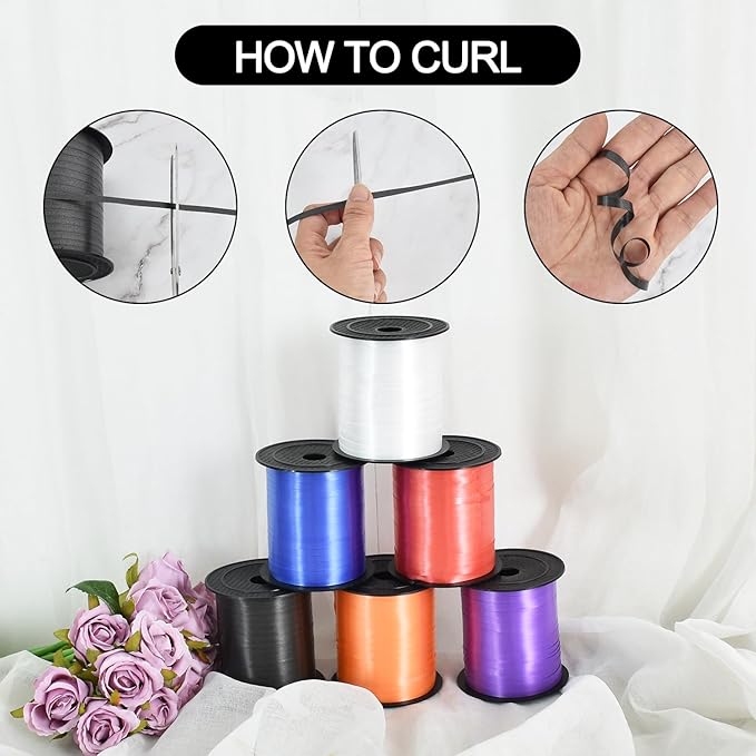 TONIFUL 500 Yards Curling Ribbon-Balloon Ribbon-Balloon String for