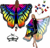 Halloween Butterfly Wings Costume for Womens Moth Wings Butterfly