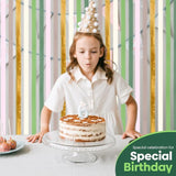 Captain Decor 6 Sage Green Streamers, 492 FT Sage Green Birthday