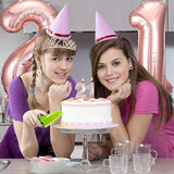 21st Birthday Gifts Decorations for Her Including 21st Cake Toppers