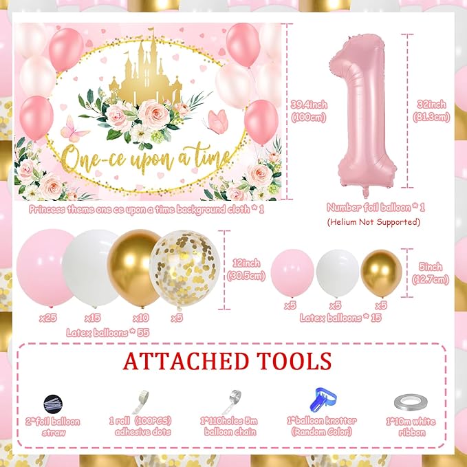 Princess Theme Royal Castle Floral Princess One Ce Upon A Time