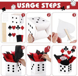 8 Sets Casino Party Decorations Themed Table Centerpieces Casino
