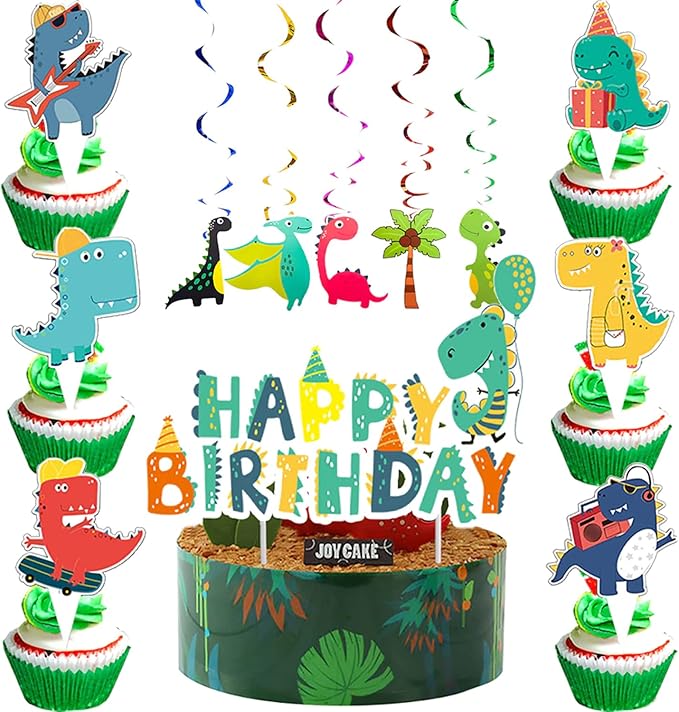 Dinosaur Birthday Decorations 104 Piece Dinosaur Party Decorations