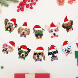 Dog Christmas Garland Dog Birthday Banner Puppy Themed Party
