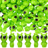 VioraWhite 100 Pcs Resin Mini Alien Figures Bulk Tiny Alien Figurine