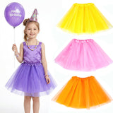 Koogel 4PCS Tutu for Toddler Girls, Multicolor Skirts for Toddler