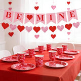Valentine's Day Party Supplies Serve 24 97 Pcs Hot Heart Love