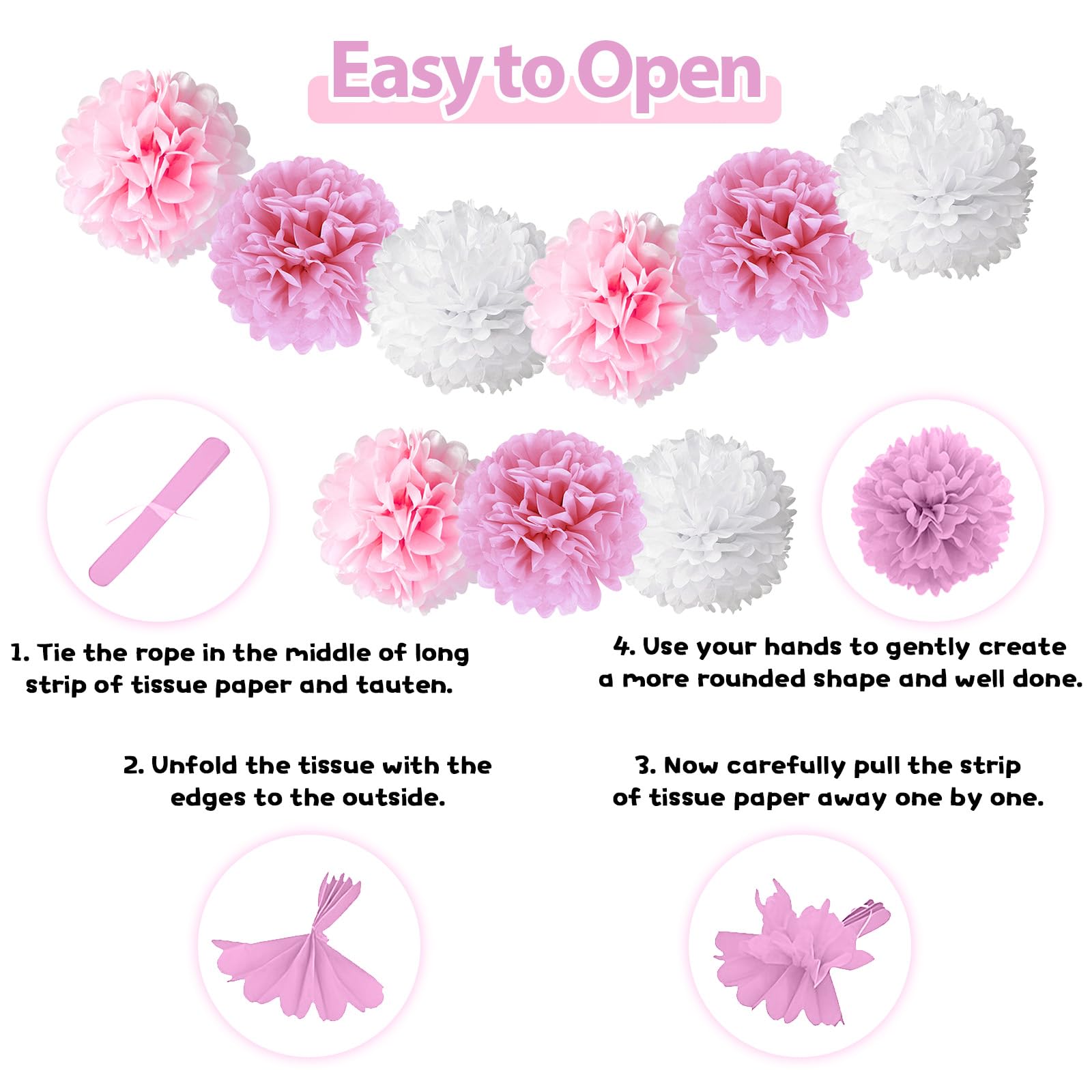 Pink Bow Birthday Party Supplies,Coquette Birthday Decorations