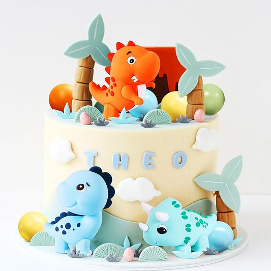 Dinosaur Cake Topper Little Dinosaur Cake Decorations Dinosaur