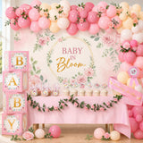 Kriyokiaa Baby in Bloom Baby Shower Decorations for Girl Balloon Arch