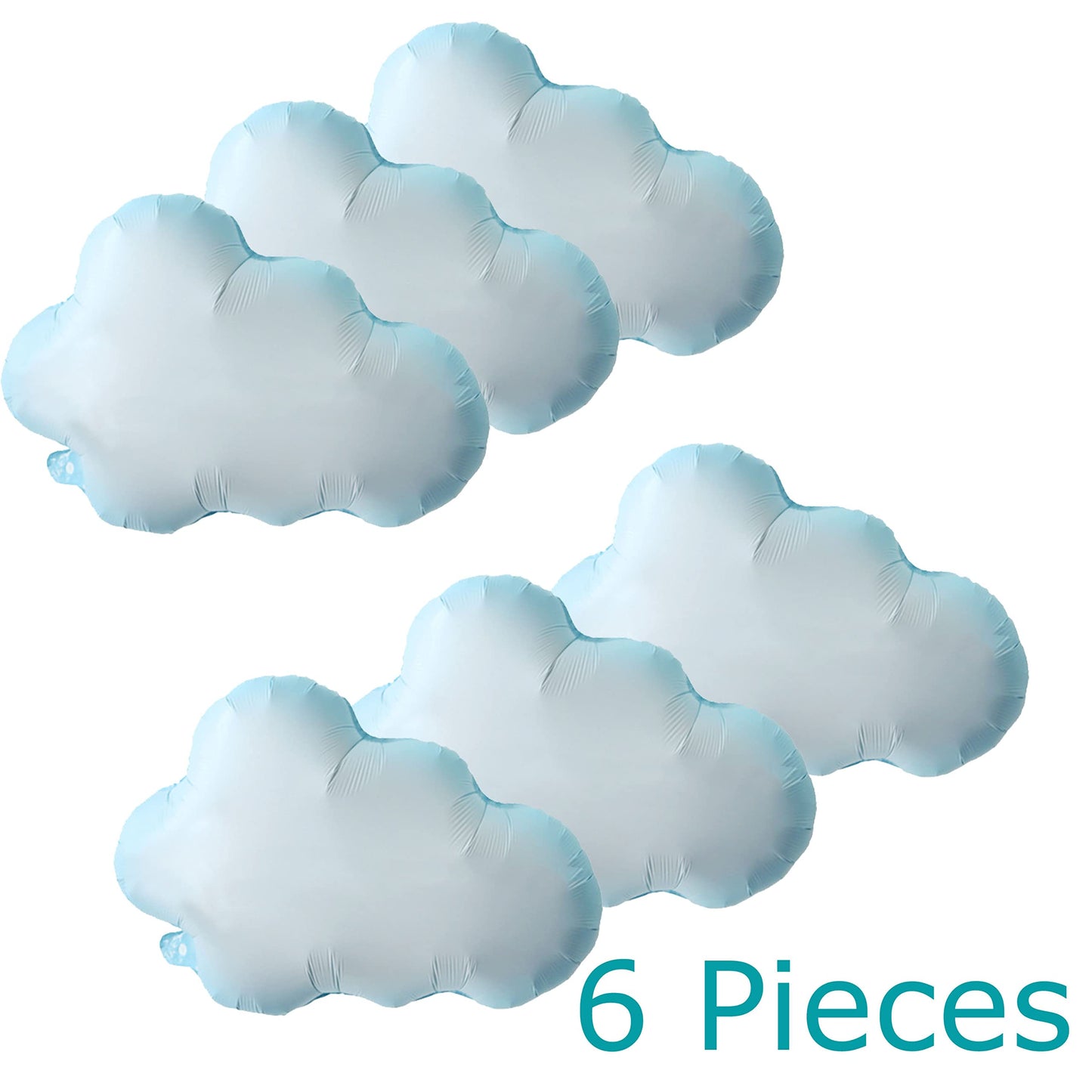 YuBoBo 42PCS Foil Cloud Balloons And Latex Balloon Baby Shower