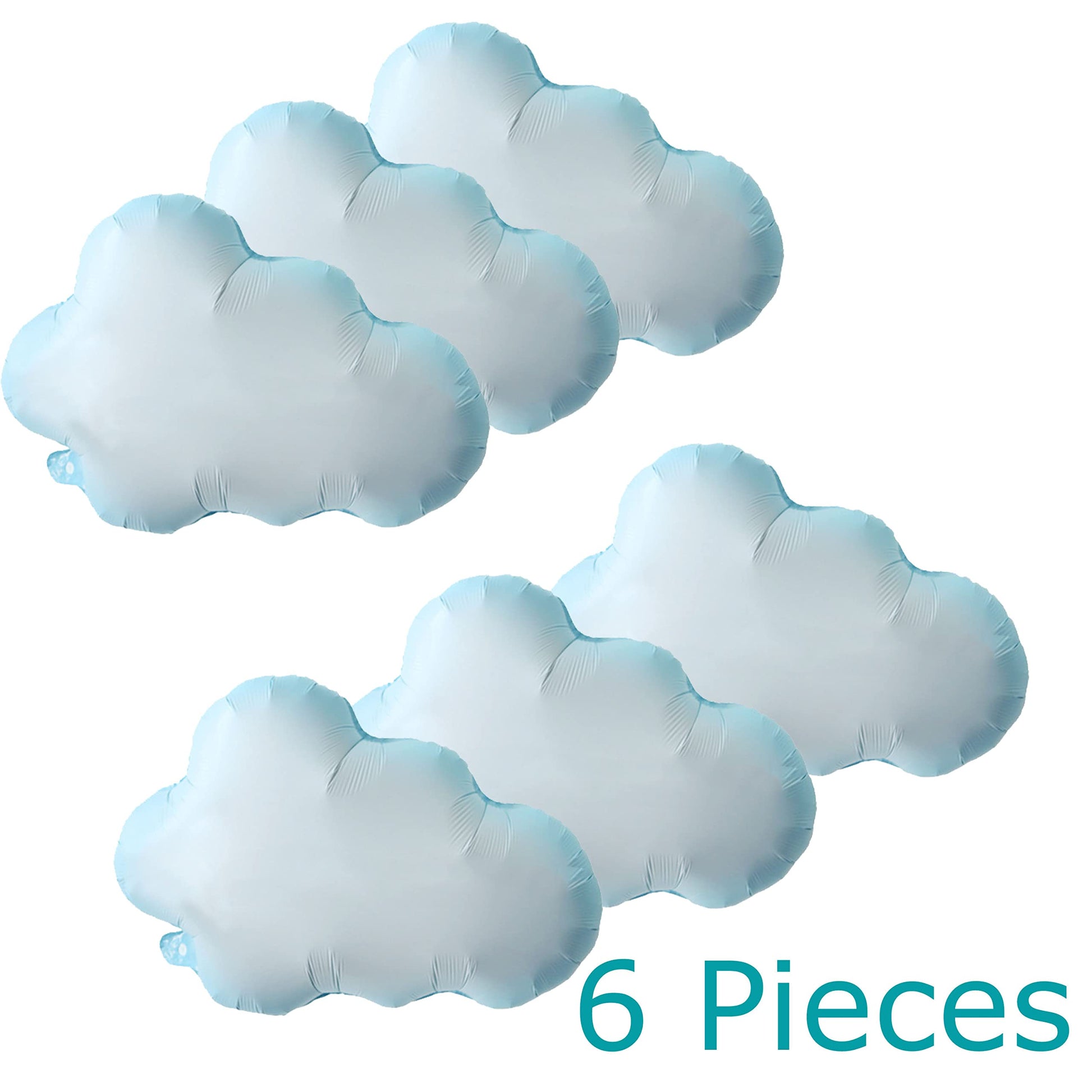 YuBoBo 42PCS Foil Cloud Balloons And Latex Balloon Baby Shower