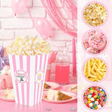 K KUMEED 20 pcs Movie Night Large Popcorn Favor Boxes 7.8 Inches