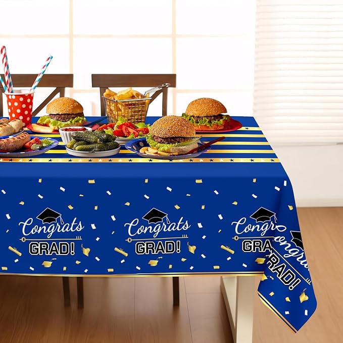 Childom 3 Pack Graduation Tablecloth,Graduation Decorations Class of #