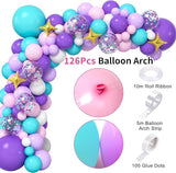Unicorn Birthday Decorations Party Supplies for Girls Purple Unicorn