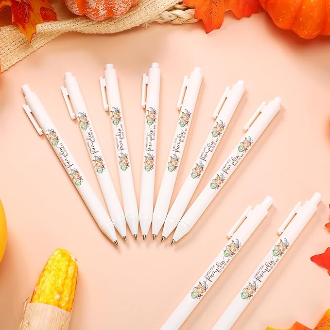Ireer 36 Pcs a Little Pumpkin Baby Shower Pens Gifts Bulk Party