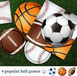 Sports Birthday Party Decorations 142Pcs Sports Theme Plates and