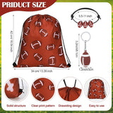 36 Pcs Football Party Favors 12 Football Drawstring Gift Bags Team