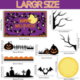 Happy Halloween Bulletin Board for Classroom Decoration Bat Pumpkin
