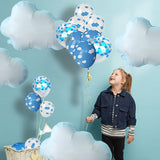 YuBoBo 42PCS Foil Cloud Balloons And Latex Balloon Baby Shower