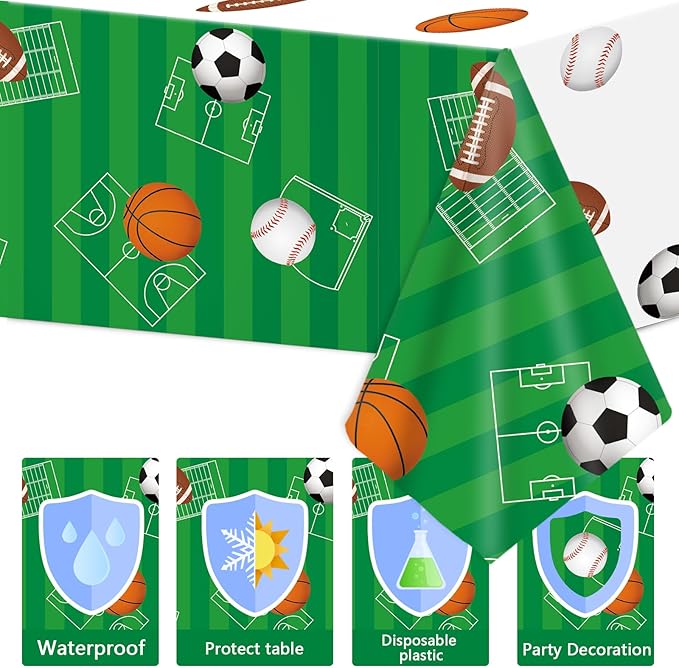 Sports Party Decorations Tableware Set All Star Plates Napkins All