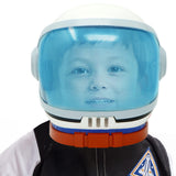 Astronaut Helmet, Space Helmet with Blue Movable Visor, Party Costume,