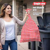 3pcs 54X108inch Red Checkered Tablecloth,Red Gingham Tablecloths