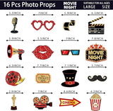 Movie Night Supplies Photo Booth Props Hollywood Photobooth Props
