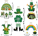 St Patricks Day Decorations Front Door Hanger Decor 5pcs Green Saint