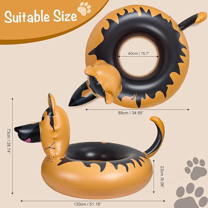 Silph PLC Pool Float, Inflatable Swim Ring with Cup Holder for Party,