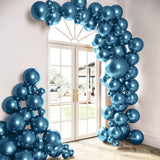 HOUSE OF PARTY Metallic Blue Balloons - Blue Balloon Garland, 5/12/18