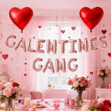 Galentines Day Balloons Banner 16 Inch Rose Gold Galentines Gang
