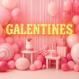10 Pcs Galentine's Day Decorations 8.3 Inch Large LED Letter Lights